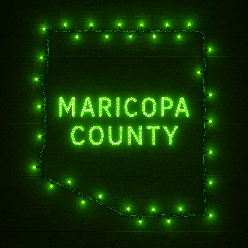 Professional Christmas Light Installation in Phoenix, Arizona